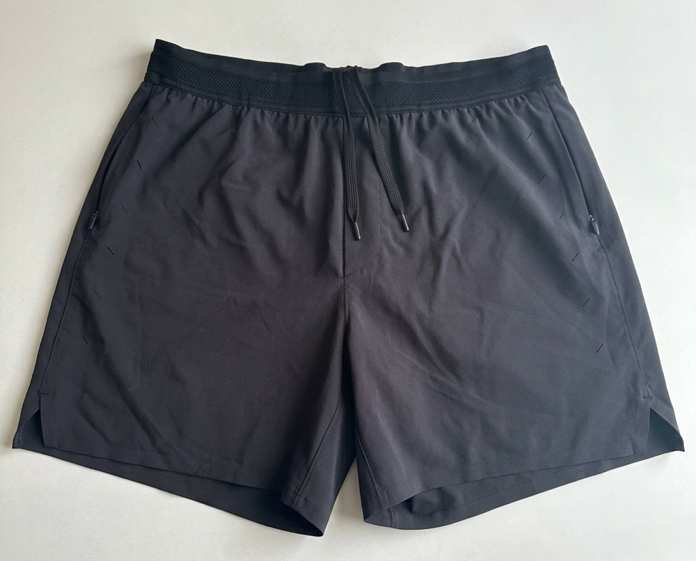 Ten Thousand Interval Shorts Men’s Large Black 5” Lined Zip Performance Gym